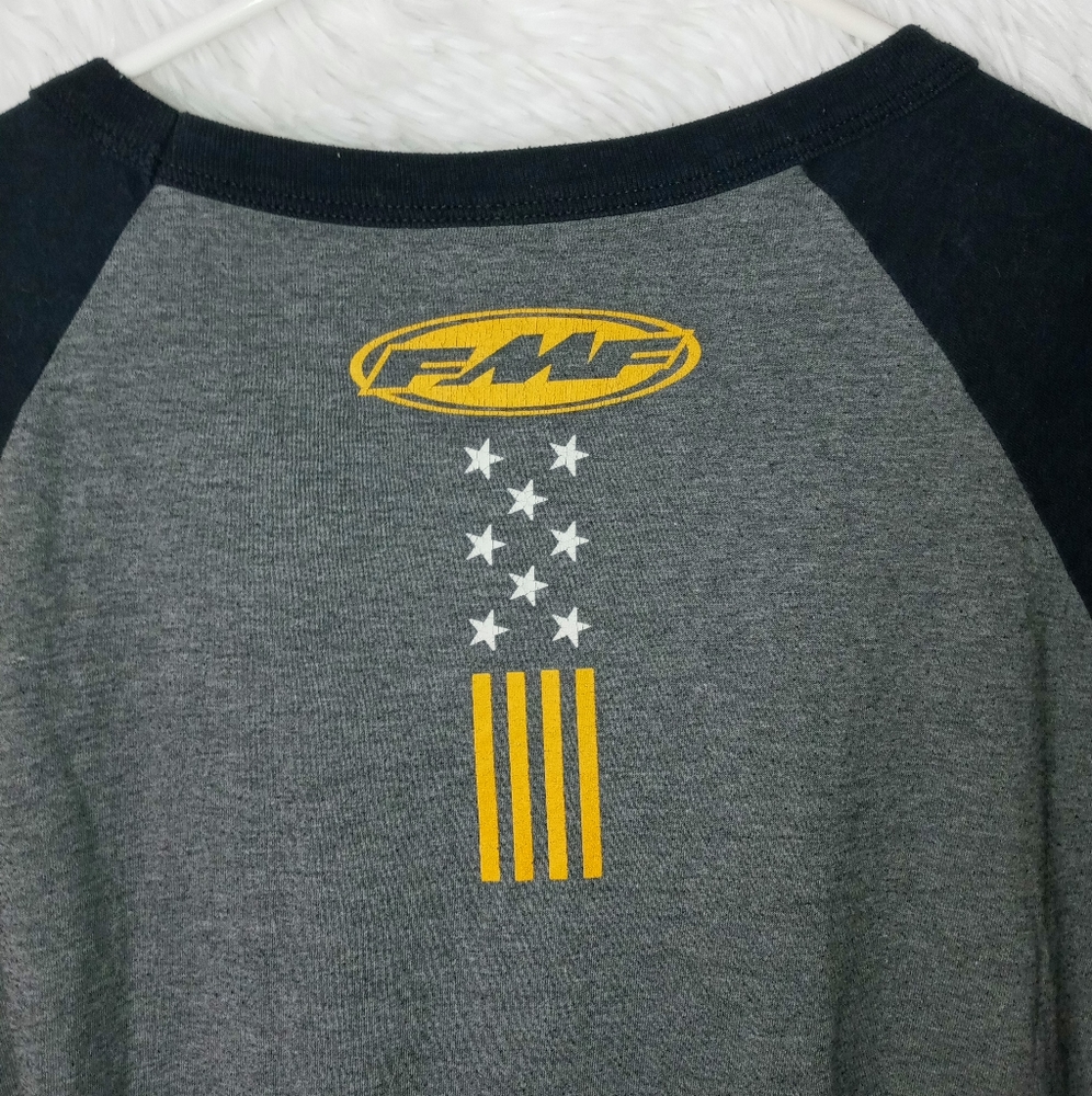 🖤 FMF Baseball Tee Raglan XL Shirt Motorsports - Picture 3 of 4